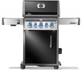 Napoleon - Rogue PRO-S 425 mit Gußrosten, Schwarz, inkl. Drehspieß