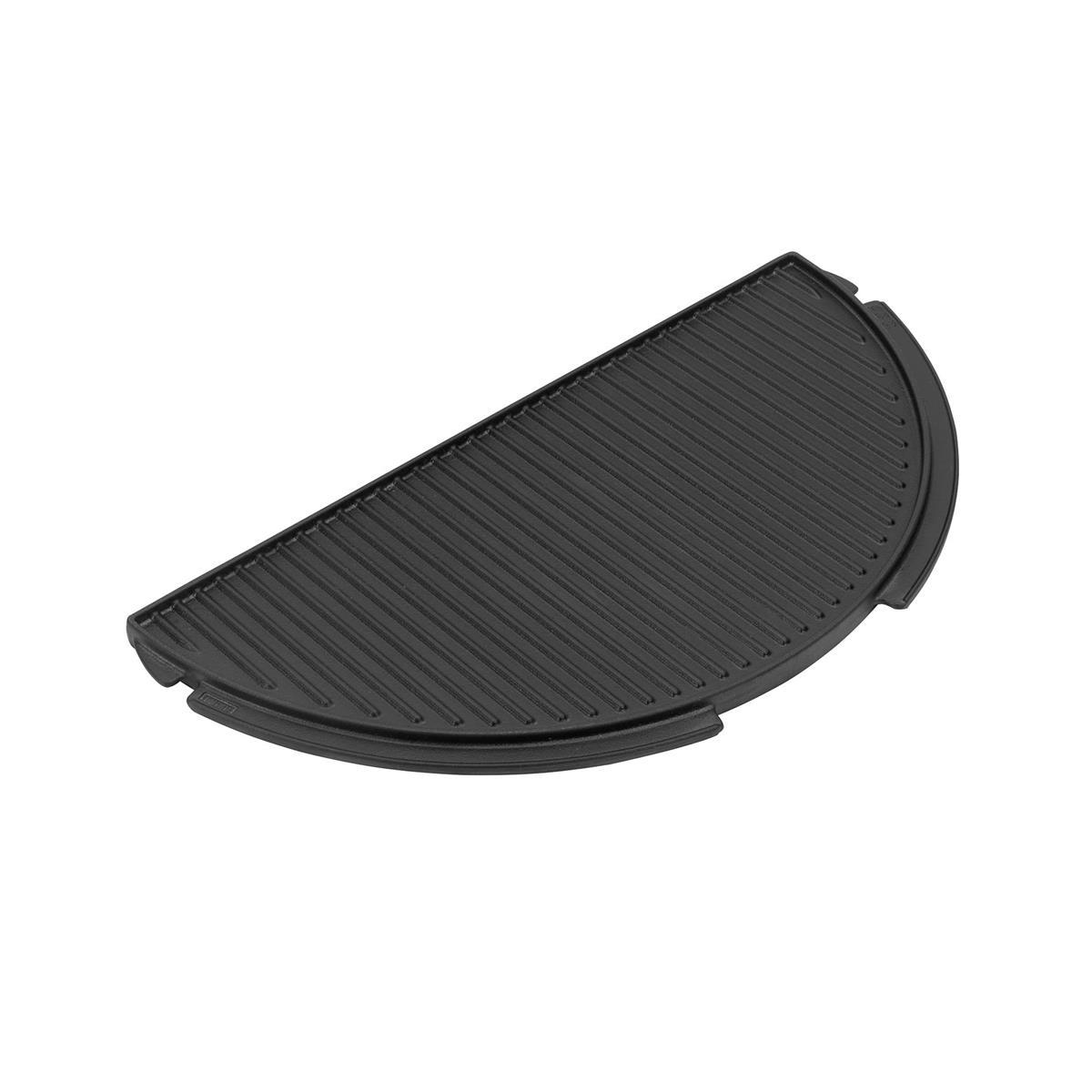 Big Green Egg - Halbrunde Grillplatte aus Gusseisen L