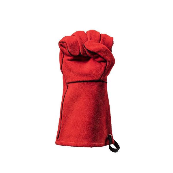 Feuermeister - Grillhandschuhe Leder Rot Gr. 12 (Paar)