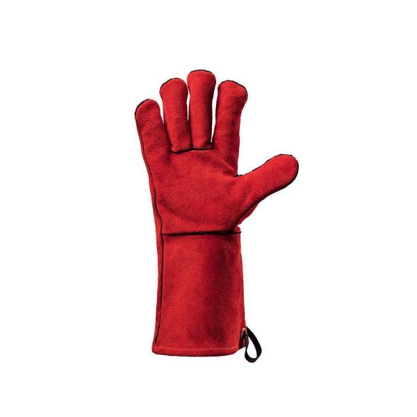 Feuermeister - Grillhandschuhe Leder Rot Gr. 12 (Paar)