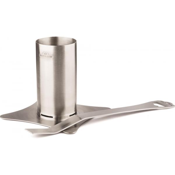Napoleon - Edelstahl-Hähnchen-Halterung mit abnehmbarem Griff