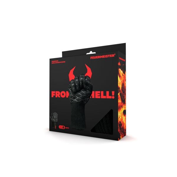 Feuermeister - Grillhandschuhe Aramid schwarz Gr. 12 (Paar)