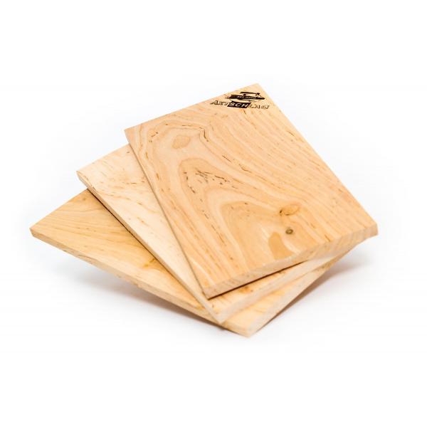 Axtschlag - Räucherbrett Kirsche - 3 Stück