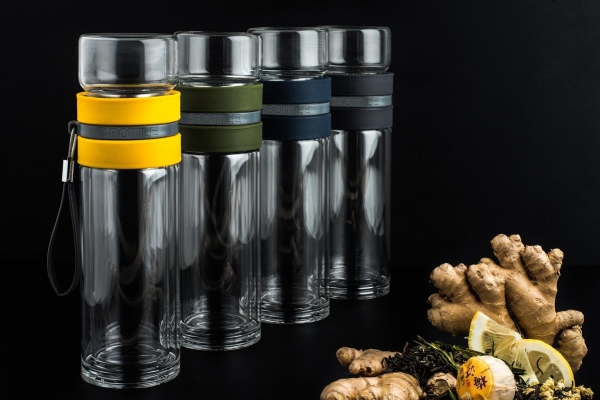 T-BOTTLE Teeflasche Honig-Gelb