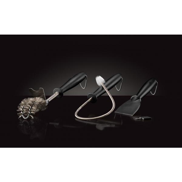 Napoleon - 3-tlg. Grillkammer-Reinigungsset m. Bürste u. Schaber