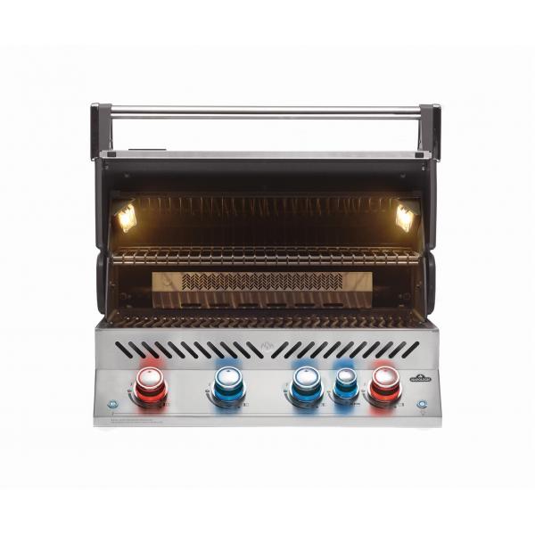 Napoleon - Prestige PRO 500, Edelstahl, Einbaugrill, inkl. Drehspieß