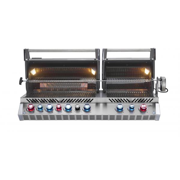 Napoleon - Prestige PRO 825, Edelstahl, Einbaugrill, inkl. Drehspieß