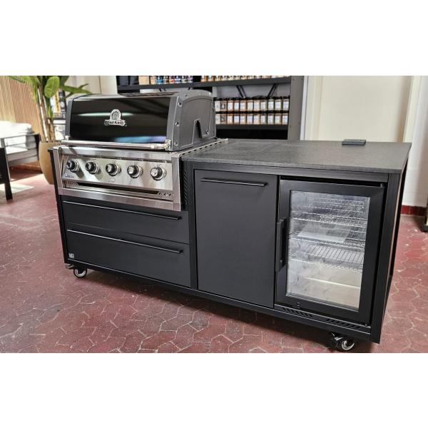 MM-Outdoorküchen - Black Line Ausstellungsküche